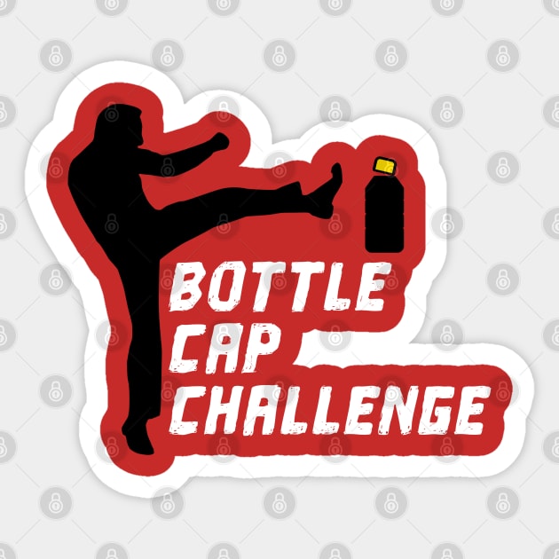 BOTTLE CAP CHALLENGE Sticker by Printnation